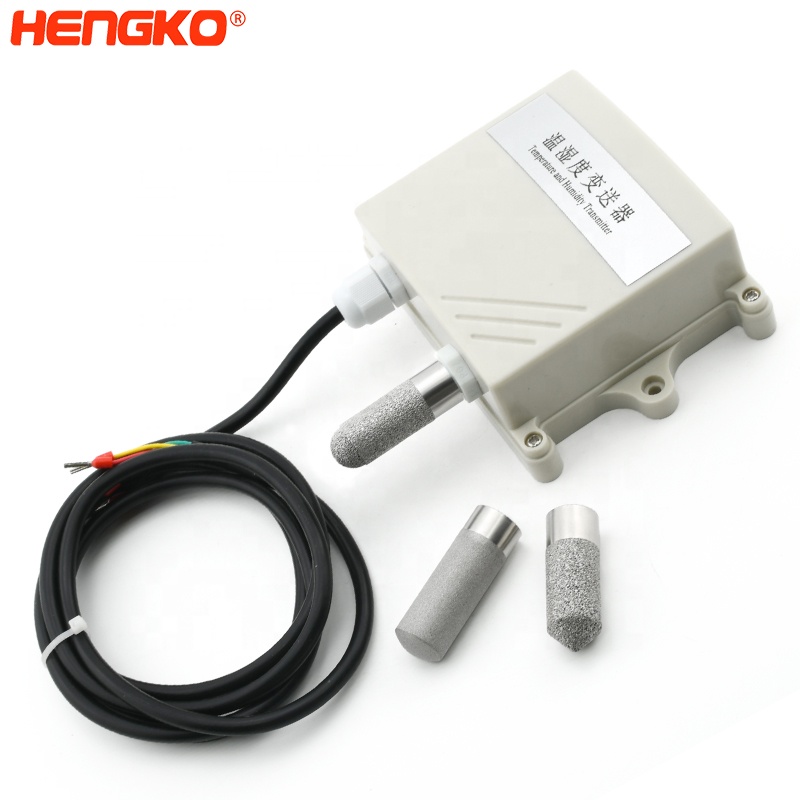 IP67 Waterproof 0-10V / 0-5V Temperature and Humidity Transmitter 316L Probe Housing Stainless Steel 316