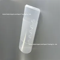 Seau de rangement rétractable simple en plastique transparent anti-poussière portable grande capacité pour pinceaux de maquillage et stylos