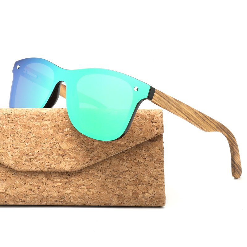 Colorful Wood Sunglasses Polarized UV400 Fashion