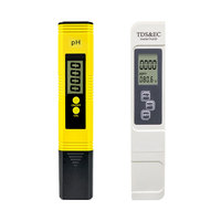 LCD Numérique PH Eau qualité Stylo Portatif de Poche TDS Température Testeur de Ph-mètre avec ATC Pour L'eau