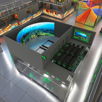 Cinéma orbital VR 5D 7D 9D théâtre dynamique intérieur métal PC expérience de vol effets spéciaux pour centre commercial de parc d'attractions