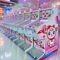 Machine de jeu de flipper mécanique à pièces électriques pour enfants, série d'animaux de dessin animé personnalisée, arcade tout-en-un