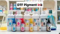 Penjualan Pabrik InkMall CMYK Putih 1000ml Tinta DTF Langsung ke Film PET Kain Tekstil Printer Transfer