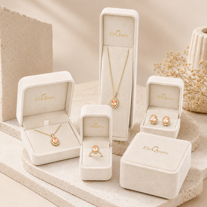 Luxury Velvet Jewelry <b>Boxes</b> Multi Size Set Custom Logo <b>For</b> Birthday Gifts Anniversary <b>Presents</b> And Gift Giving - Product Image 3