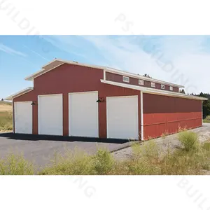 Prefabricated Steel Barn Durable Agricultural Building Versatile Farm Structure Customizable Storage Solution