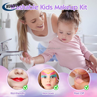 Palette d'ombres à paupières cosmétiques de scène personnalisés ensemble de vernis à ongles jeu de maquillage sac à jouets kit de maquillage pour enfants fille cadeau pour enfants