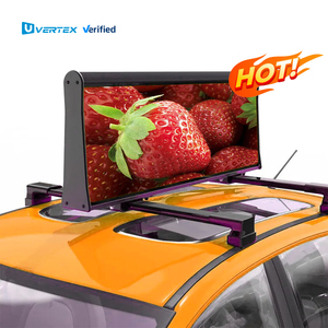 HD p2.5 xe Top màn hình quảng cáo taxi <span class=keywords><strong>LED</strong></span> hiển thị double side taxi TOP <span class=keywords><strong>LED</strong></span> hiển thị cho AD với GPS Wifi - Product Image 2