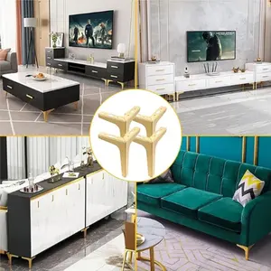 फर्नीचर के लिए 4 पीसी डिय सोफा फीट धातु पैर धातु पैर धातु पैर - Product Image 5