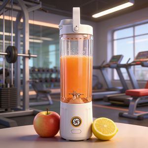 Blender sans BPA, rechargeable par USB, mode turbo haute performance, 550 ml, portable, alimenté par batterie, anti-fuite, broyeur de glace, smoothies, voiture - Product Image 4