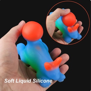 Amazon Hot Sale Vibrador de silicona con forma de gato azul, juguete sexual para adultos, lindo llavero con grandes colas, estimulador vaginal y anal, masajeador. - Product Image 5