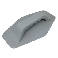 Bouée de natation gonflable noire/grise en PVC avec poignée et prise en caoutchouc pour pagaie de SUP