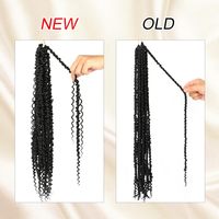 Extensions de cheveux synthétiques tressés pré-bouclés de 14 pouces, style Passion Twist, fausses locks bohèmes, doux, vente en gros