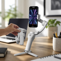 Support de téléphone M01 pour trépied de bureau avec rotule, corps métallique, pince pour téléphone, rotation 360° °   Rotation et inclinaison pour la photographie de vlog et de diffusion en direct