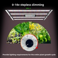 Nouvelle Lampe de Croissance LED à Spectre Complet 400W, Étanchéité IP54, pour Plantes d'Intérieur, Éclairage d'Appoint 2x4 Pieds, Bestseller Transfrontalier, Vente Directe Usine