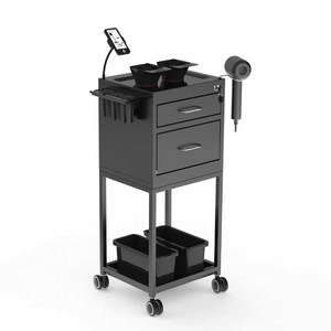 Barbershop <b>trolley</b> large capacity hair salon teaching and training tools multifunctional storage high-end - Product Image 1
