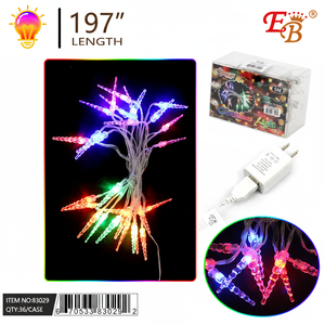 197 "USB ชาร์จ5เมตรไฟคริสต์มาส Icey 36ชิ้น /cs - Product Image 2