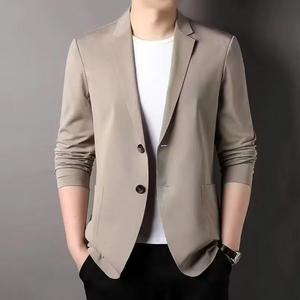 Traje de Verano 2026 Ultrafino para Hombre, Casual, con Protección Solar, Chaqueta de Seda de Hielo para Hombres de Mediana Edad, Blazer - Product Image 4