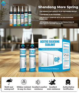 Sellador de Silicona GP Profesional y Duradero, Curado Acético, Anti-Moho, Acabado de Alto Brillo <span class=keywords><strong>para</strong></span> Baños, Duchas, Artículos Sanitarios - Product Image 5