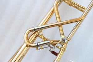 <span class=keywords><strong>Trombone</strong></span> de haute qualité à <span class=keywords><strong>prix</strong></span> d'usine, tonalité Bb/F, avec corps en laiton laqué transparent et coulisse complète en cupronickel - Product Image 3