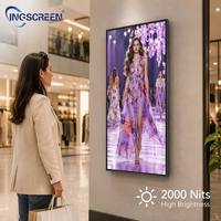 INGSCREEN Smart Android 14 Digital Signage Player mit kostenlosem CMS und Fernbedienung, 4K LCD Werbemonitor für Einkaufszentren