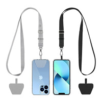 Lanière de téléphone portable en polyester personnalisable, étanche, pliable, portable, réglable, adaptée aux étuis fermés, décontractée