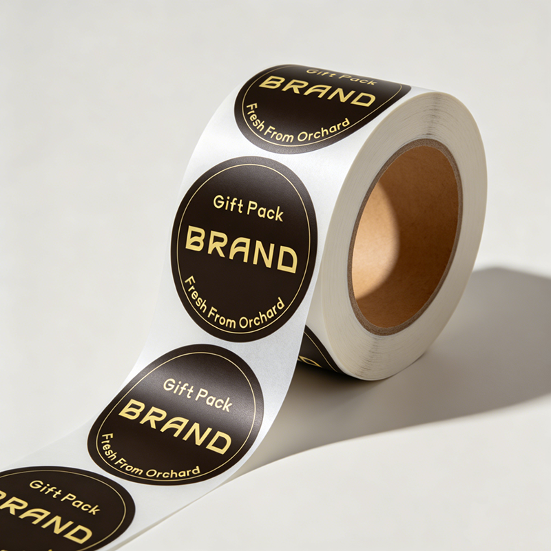 Custom UV Resistant Quick Dry Breathable Peel Stick Food Packaging Labels Waterproof Oil-proof Heat Resistant Vinyl PVC Sticker