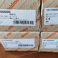 100% Neuf et Original 1011000000 Bornier à fusible Weidmuller Connexion à vis Brun foncé 6mm² 6.3A 500V