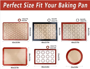 <span class=keywords><strong>Tapis</strong></span> de cuisson en silicone résistant aux hautes températures, <span class=keywords><strong>tapis</strong></span> à rouler, <span class=keywords><strong>tapis</strong></span> de pétrissage antiadhésif pour macarons, <span class=keywords><strong>Silpat</strong></span> – Vente chaude en usine - Product Image 2