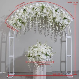 Arreglo Floral Romántico <span class=keywords><strong>de</strong></span> Lirios del <span class=keywords><strong>Valle</strong></span> Artificiales en Forma <span class=keywords><strong>de</strong></span> Bola para Arco <span class=keywords><strong>de</strong></span> Boda, Decoración Colgante para Fondo - Product Image 6
