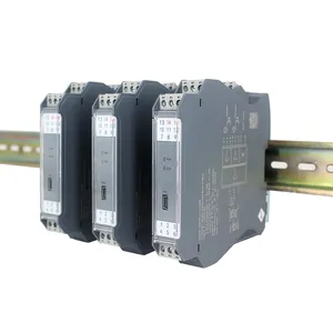 High quality 1 In 2 Out Channel 4-20ma analog signal splitter 0.1% fs Signal Isolator 10kv dc power supply