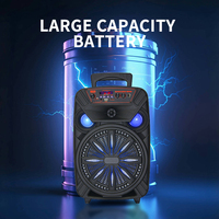 Altavoz portátil para Bluetooth con iluminación LED RGB para uso en cine en casa