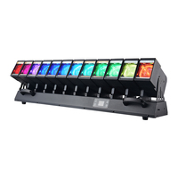 Barre de projecteurs LED mobiles Chauet Channel 12x60W avec faisceau oscillant, zoom, wash et matrice, équipement de scène à LED à oscillation simple