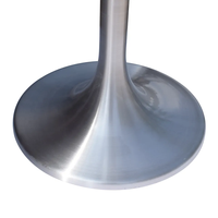 Base de table à manger tulipe en fonte d'aluminium de haute qualité Pieds de table trompette Ensemble d'extérieur