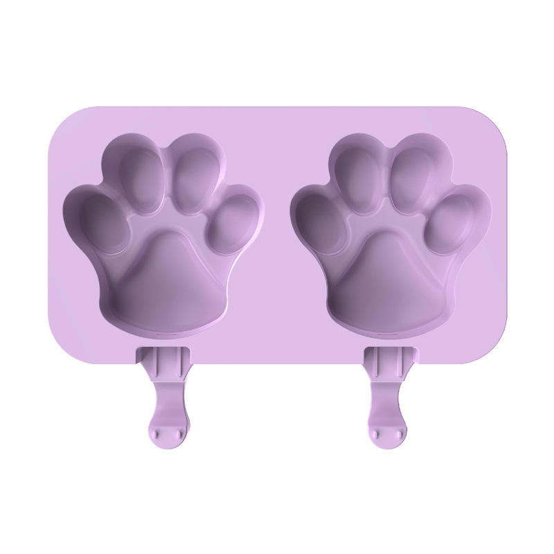 2-piece cat paw ice cream mold