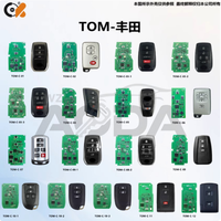Llaves Inteligentes Universales CK-TOM para Automóviles Toyota, Lexus, Subaru, Hyundai, Kia, Chip 4D 8A