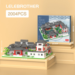 Suzhou Garden Building Blocks 400-800 Pieces DIY Architectural Model For Teens And Adults - Product Image 2