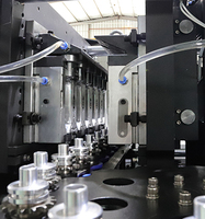 Máquina Automática para Fabricación de Botellas de Plástico PET/PP LS-A6 con Control PLC y Cilindro Airtac (Capacidad de 8000 BPH)