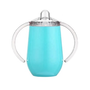 BORGE personalizado 10oz de acero inoxidable Baby Sippy Cup con boquilla vaso biberones con doble ASA - Product Image 1