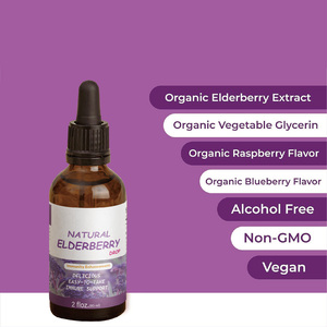 Nhãn hiệu riêng rượu miễn phí chiết xuất cồn 100% hữu cơ thêm sức mạnh Đen Cơm cháy xi-rô giọt - Product Image 3