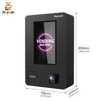 Máquina Expendedora Inteligente de Pared Pequeña con SDK de Verificación de Edad, Gestión Basada en la Nube con Tarjeta de Crédito para Uso en Hoteles y Cines