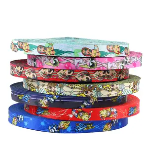 Biểu Tượng Tùy Chỉnh Truyền Nhiệt In Ấn Webbing Tự Làm Polyester Thăng Hoa In Vải Dây Đeo Cho Túi Guitar Máy Ảnh Dây Đeo Vai