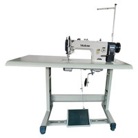 Machine à coudre industrielle à commande vocale avec positionnement automatique de la pointe de l'aiguille, compteur de points, pour sièges de voiture et sacs à main