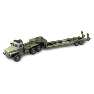 Camion da Battaglia Telecomandato 6WD, Veicolo RC con Pneumatici Tubeless, Rimorchio Pianale per Trasporto, <span class=keywords><strong>Auto</strong></span> Giocattolo - Product Image 6