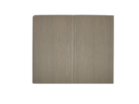Clôture en bois-plastique WPC moderne résistante aux UV et à la rouille, extrudée en PVC, imperméable, antidérapante, pour escalier, villa, jardin, bâtiment