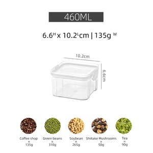 Modern Clear Airtight <b>Plastic</b> <b>Container</b> Set for Kitchen <b>Food</b> Storage Eco-Friendly with Lids for Pantry Organization Load - Product Image 3