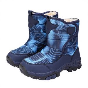 Botas de Nieve Impermeables para Niños, Unisex, Cálidas, Transpirables, de Tela Oxford, con Suela Antideslizante de Acero, Ajuste Cómodo para Niños y Niñas - Product Image 2