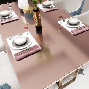 Papel Adhesivo Decorativo ORON DECO, Rollo de Papel Metálico <span class=keywords><strong>Autoadhesivo</strong></span> con Diseño de Rosas Doradas, para Decoración de Cocina - Product Image 6