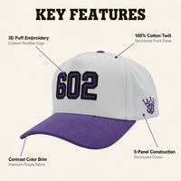 Casquettes de baseball personnalisées de haute qualité, luxe, 5 panneaux, deux tons, en daim et coton, ajustables, pour hommes et femmes, avec logo brodé