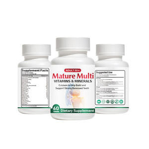Compresse Multivitaminiche a Marchio Privato con Vitamina A, Vitamina B e Biotina per Adulti 50+ e Adolescenti, Supporto Nutrizionale Quotidiano - Product Image 2