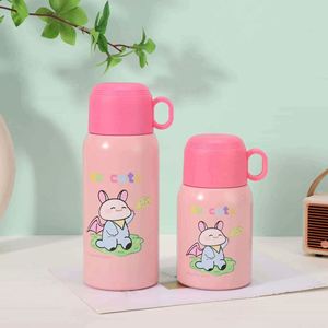 316 Stainless Steel Insulated Water Bottle Pop-Up Lid Portable Thermal Bottle <b>Large</b> Capacity Food Grade Travel Mug - Product Image 2